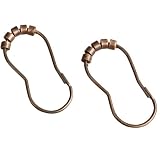 Maytex Glide Shower Curtain Rings, Oil Rubbed Bronze