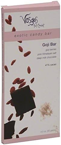 Vosges Haut-Chocolat Goji Bar, 3 Ounce -- 12 cartons.