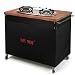 Kitchen & Housewares : Hot Wok Outdoor Gas Kitchen with 3.7 Kw Silver Duo Grill