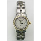 Raymond Weil Parcifal Stteel and 18K Gold Mother of Pearl Dial Diamond Markers Diamond Bezel and Bracelet Limited Edition Women's Watch ( Size Lady)