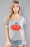 WeSC The All Seeing Kiss Fashion Tee,T shirts for Women 41ShJOSk7WL. SL160 WeSC The All Seeing Kiss Fashion Tee,T shirts for Women