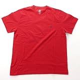 TIMBERLAND（ティンバーランド） 半袖プリントTシャツ レッド u2247-654 大きいサイズ [並行輸入品]
