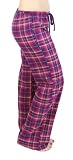 Alki'i 100% cotton flannel Womens PJ/Lounge/Pajama pants, Pink S