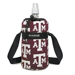 Texas A&M Water Bottle Holder Aggies Logo Sport Bottles - GIFT IDEA for Fitness Golf Golfers Soccer Workout Gifts and Gift Ideas For Him Her Athletes Man Men, Women, Ladies Alumni Runners Joggers