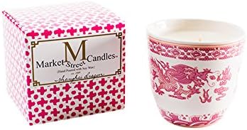 Market Street Candles Pink Dragon Soy Wax Candle, 10.5 oz, Citronella