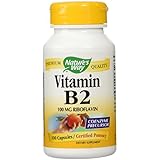 Nature's Way Vitamin B2, 100 Capsules (Pack of 2)