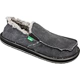 Sanuk Men's Vagabond Sidewalk Surfer,Charcoal,15 M