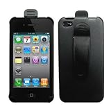 Holster Case w/ Ratcheting Belt Clip for Apple iPhone 4S / iPhone 4
