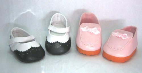 Trendy Shoe Set. TWO PAIRS! Fits 18" Dolls like American Girl®