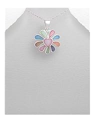 Heart Shell Pendant Necklace In 92.5 Sterling Silver