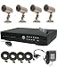 CIB R401W500G8653 4CH Network Security Surveillance DVR with Four CCD bullet Cameras Kit