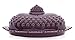 Hobnail Pattern Butterdish - Oval 1 Stick - Eggplant - American Made - Mosser USA