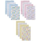 Luvable Friends 4 Pack Burp Cloths