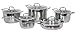 Gourmet Chef 10 Piece Stainless Steel Cookware Set.  : image