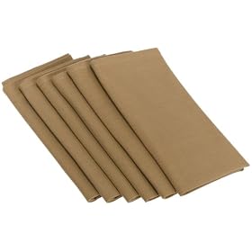 Buy DII Everyday Basic Napkin Set of 6, Taupe by DII now!