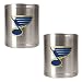 St. Louis Blues NHL 2pc Stainless Steel Can Holder Set- Primary Logo by Great American Products