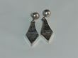 Inlaid Abalone Shell Sterling Silver Earrings - ER-0064