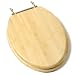 Comfort Seats C1B2E-14BR Deluxe Molded Wood Toilet Seat with Brass Hinges, Elongated, Bamboo
