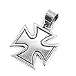 Silver Plain Cross Pendant Size: 26mm