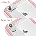 iPhone 6 Case,ULAK [Lumenair Series] LED Case iPhone 6 (4.7) Incoming Call Flash Hybrid Case Cover with (Transparent+White) PC Hard Back Case + Luminous Soft Bumper Frame Case For iPhone 6 (4.7 inch) (Pink)
