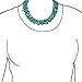 Bling Jewelry Bling Jewelry Multi Strand Gemstone Chips Necklace