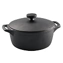 Tramontina Gourmet 6.5 Quart Pre-Seasoned Cast Iron Covered Casserole