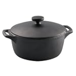 Tramontina Gourmet 6.5 Quart Pre-Seasoned Cast Iron Covered Casserole
