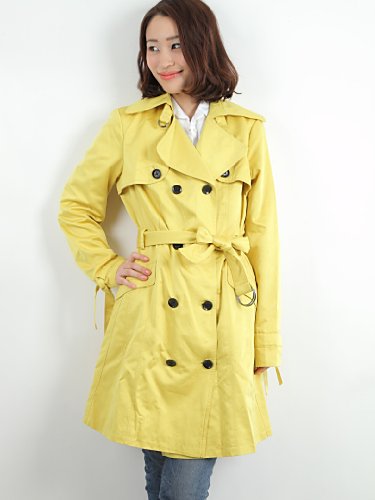 SPOOM スプーム レディース スプリング トレンチコート NATALIA YELLOW