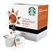 Starbucks Breakfast Blend Medium Roast Coffee Keurig K-Cups, 16 Count