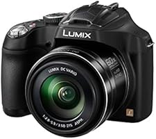 Panasonic DMC-FZ72EB-K Lumix Bridge Camera (16.1MP, Super Telephoto 60x Optical Zoom, 20 mm Ultra Wide Angle Lens) - Black