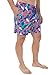 Men's Fish Print Swim Trunks - X80 Short Fitted Neon Swim Trunks