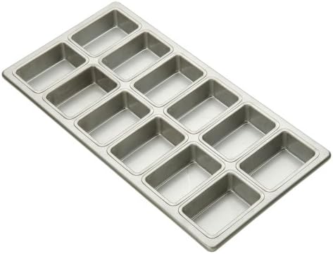 Focus Foodservice Commercial Bakeware 12 Mini-Loaf Pan