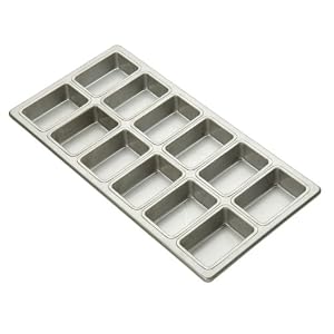 Amco Food Service Mini-Loaf Pan 12-Pan by Amco Food Service