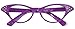 Hip Hop 50's Shop Kids Cat Eye Glasses (Child/Youth, Purple)