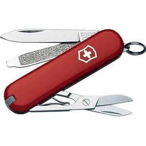 Victorinox Swiss Army Classic SD Pocket Knife, Red