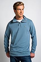 1/2 Zip Fleece Sweatshirt with Zipper and Snap Closure