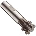 Niagara Cutter CCS150 Concave Radius Shank Type Cutter, High Speed Steel, Uncoated (Bright), Weldon Shank, 3/4" Cutter Diameter, 6 Flutes, 1/16" Radius, 0.375" Width