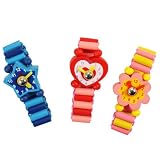 Pocket Money Toys : Childrens Snazzy Wooden Watches [Toy]