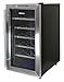 NewAir AW-181E Space Saver 18 Bottle Thermoelectric Wine Cooler, Stainless Steel