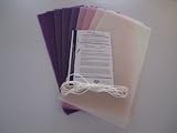 'Make Your Own' Beeswax Advent Taper Candle Kit - Makes 3 Complete Advent Taper Sets - DIY - Do It Yourself!