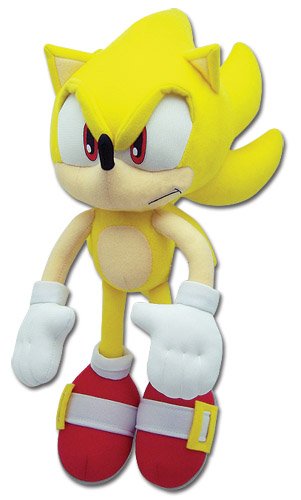 sonic the hedgehog ge animation 12 inch plush figure super sonic  more detail click!