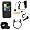 6 Piece Value Combo Accessory Bundle Kit: Black Silicone Skin Case Cover + Car Charger + Travel Charger + USB Data Sync Cable + Armband + Belt Clip for Sony Walkman A815/A816/A816 Series MP3 Player