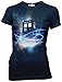 Doctor Who Tardis In Space Juniors Tee Ripple Junction AMZ M