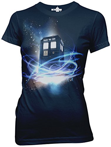 Doctor Who Tardis In Space Juniors Tee Ripple Junction AMZ M