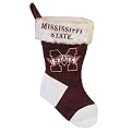 Miss. St. Bulldogs Stocking - 17"