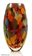 Murano handblown vase, 'Carnival Colors'