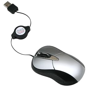 Nexons USB Optical Retractable Mouse for Laptop/Netbook