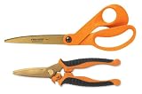 Fiskars 12-1611 6984 Shop Snip/Shop Shears 2pc Set