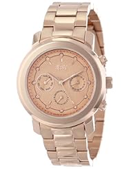 JBW Womens J6277D Rose Gold Diamond-Accented Watch