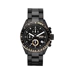 Fossil Men's CH2619 Black Stainless Steel Bracelet Black Analog Dial Chronograph Watch